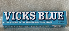 Vintage 1970’s VICKS BLUE COUGH DROPS  Sealed  New Old Stock picture