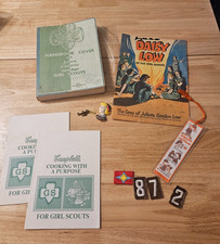 Vintage lot of Girl Scout and Brownie picture