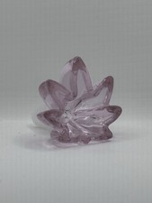 14MM Cool Pink  Unique Thick Glass Leaf Replacement Hookah Bowl Slide picture
