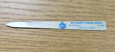 Vintage Nail File; Advertising Standard Oil Win Mason Service, Chillicothe Ohio. picture