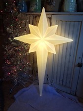 Blow Mold Christmas Nativity Star Bethlehem Union Products New Stock 39” picture