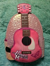 Loungefly Disney Hannah Montana Mini Backpack Pink Guitar Collectible NWT picture