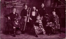 1910 Roney's Boys Concert Company Chicago Opera House RPPC Postcard picture