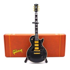 Axe Heaven Gibson Les Paul Custom Ebony Miniature Guitar Replica picture