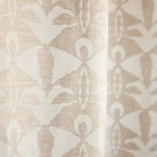 Serena Dugan Botanical Silhouette Linen Print Fabric- Capretto / Plaster 2.10 yd picture