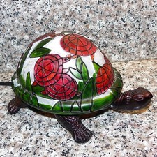 TIFFANY STYLE TURTLE NIGHTLIGHT ACCENT LAMP picture