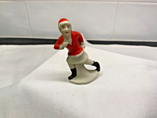 Antique German Bisque Winter Miniature Figurines Girl Ice Skater picture