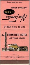 The Frontier Hotel Las Vegas NV Vintage Matchbook Cover 5MM28-6-2 picture