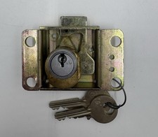 One - MEDCO LOCK w/ 2 KEYS Fits Western Single Slot Payphones Top & Bottom Locks picture