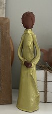 Vintage 10”Ceramic Lady Figurine - Mid Century  Art Pottery picture