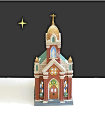 VINTAGE Department 56 Christmas in the City “Holy Name Church” 58875 picture