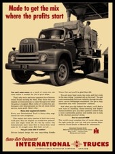 1951 IH International Concrete Truck NEW METAL SIGN: 12 x 16