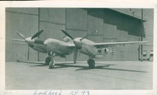 1940s WWII by Aeroplane Photo Supply #3754 Lockheed 522 XP-49 - USAAF picture