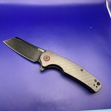 CJRB Crag J1904 AR-RPM9 Steel Blade Carbon Fiber Handle Folding Knife picture