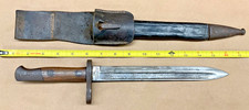 SURPLUS VINTAGE 1894 SPAIN ARTILLERIA FCA DE TOLEDO BAYONET W/ SCABBARD (#136 picture