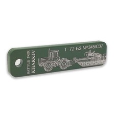 Unique Brutal Mini Keychain, Crafted in Ukraine from Recycled Material picture
