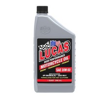 Lucas Oil SAE 20W-50 Motorcycle Oil, Part Number 10700 picture