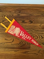 Vintage Valley Forge PA Pennsylvania Felt Pennant Souvenir picture