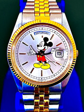 Vintage Lorus Seiko Mickey Mouse Presidential Watch | Two-Tone | Rare | NOS picture