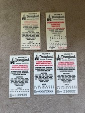 DISNEY Parking Lot Ticket Welcome to Disneyland Complimentary Parking Guest picture