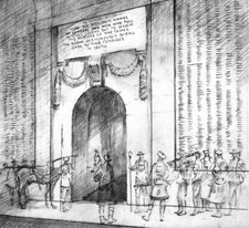British Ghost Soldiers at Menin Gate WW1 Ypres interest B.E.F Great War    picture