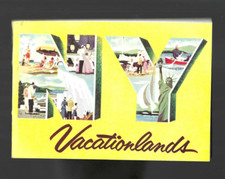 Vintage 1956 NY VACATIONLANDS Travel Booklet picture