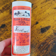 Great Eastern Cutlery Farm & Field #62 620320 Orange Delrin Carbon Steel NIT picture