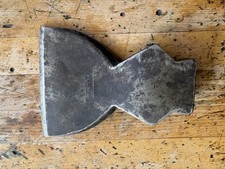 Vintage Guaranteed Plumb Broad Hatchet Head Single Bevel Hewing Axe picture