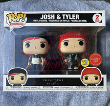 Funko Pop Animation Twenty One Pilots Josh & Tyler 2-Pack Glow GITD Limited Run picture