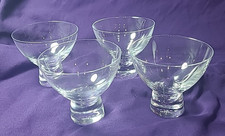ALESSI for DELTA AIRLINES Short Stem Martini Glasses Set of 4 - 044207728 picture