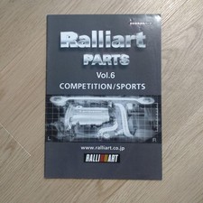 RALLIART Lancer Evolution VII Sports Parts Catalog 38P Color Vol.6 picture