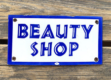 VINTAGE BEAUTY SHOP 10x5.25