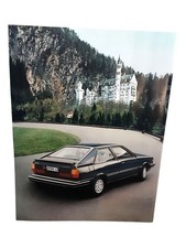 1981 Audi Coupe Print Ad Vintage German Car Automobile Castle Photo picture