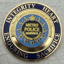 Metro Police Nashville Deputy Chief Challenge Coin #1 picture