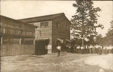 Camp Stevens MA Baldwin's Field Office c1900s-10s Real Photo Postcard bhn picture