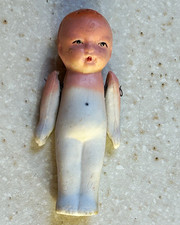 Vintage Japanese bisque doll figurine miniature 3 inch collectible picture