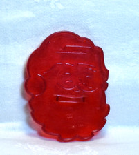 Vtg HRM Design Plastic Cookie Cutter - Jolly Santa Face Christmas Eve North Pole picture