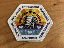 1973 OA National Order of the Arrow Conference PATCH NOAC California Boy Scout picture
