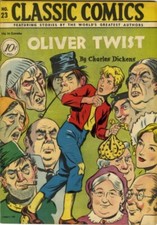 OLIVER TWIST CLASSIC COMICS COVER *2X3 FRIDGE MAGNET* ADVENTURE CHARLES DICKENS picture