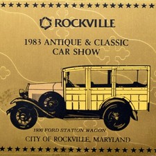 1983 Rockville Antique Classic Car Show 1930 Ford Woody Station Wagon Maryland picture