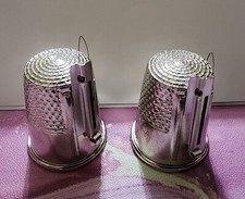 Vintage M.T. Pat'd 10 Thimble with Needle Threader Made in USA New Old Stock picture