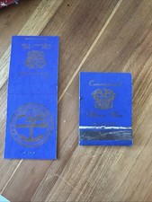 Vintage U.S. Navy Ordinance Test Station China Lake Com Officer Mes Match Books picture