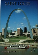 4 Lot Postcard Missouri St. Louis Gateway Arch Union Station, Scenic, State Park picture