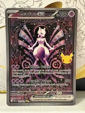 Pokémon TCG Mewtwo ex EX 151/128 30th anniversary celebrations  picture
