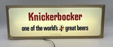 Vintage Knickerbocker Beer Lighted Bar Sign Jacob Ruppert Works 24