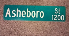 Asheboro St 1200 Green Street Sign - Green St Street Sign picture
