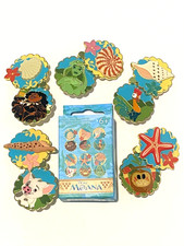 Disney Moana Seashell Hinged Lounge Fly Mystery pin. New/box. You Choose. picture