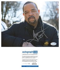 ICE-T SIGNED AUTOGRAPHED 8x10 PHOTO HIP HOP RAP RAPPER ICON OG RARE - ACOA COA picture