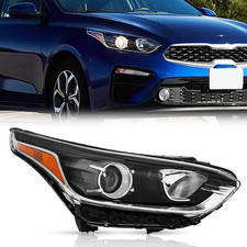 Headlight Assembly Compatible with 2019 2020 2021 Kia Forte Halogen, Passenger S picture