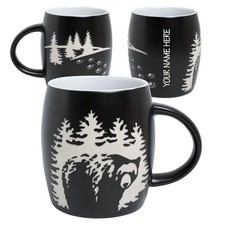 Lipco Etched Bear Barrel Mug, Ceramic picture